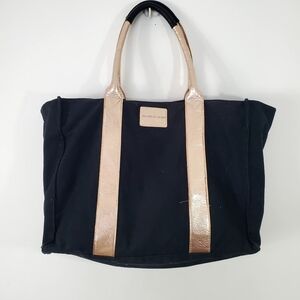 Victoria's Secret Limited Edition Black and Rose Gold Weekender Bag